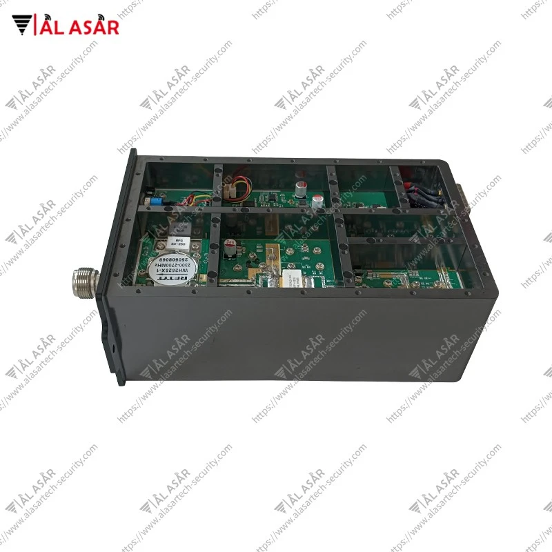 400M-3800MHz 100W High Frequency UAV Drone Jammer Wideband RF Power Amplifier Module With RF Chipset With Heatsink And Fan suppliers